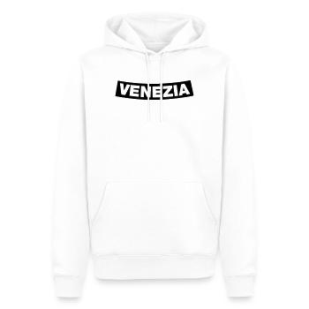 Venezia Chapter Element 1C (JGA MC-Rocker-Style) - Sweat à capuche Premium bio Homme - blanc - Devant - Nico (187cm)