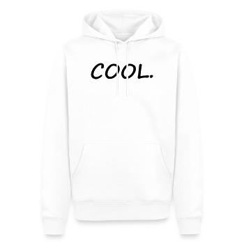 Refroidir - Sweat à capuche Premium bio Homme - blanc - Devant - Nico (187cm)