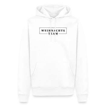 Weihnachts Team - Männer Premium Bio Hoodie - Weiß - Vorne - Nico (187cm)
