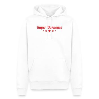 Super Dancer – Tanz - Männer Premium Bio Hoodie - Weiß - Vorne - Nico (187cm)