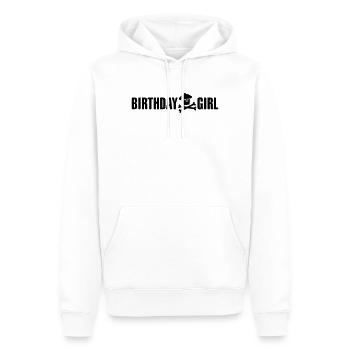Birthday girl - Männer Premium Bio Hoodie - Weiß - Vorne - Nico (187cm)