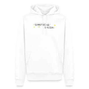 something special - Men’s Premium Organic Hoodie - white - Front - Nico (187cm)