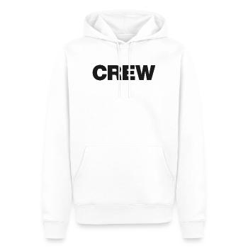 Crew - Men’s Premium Organic Hoodie - white - Front - Nico (187cm)