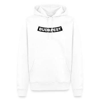 Budapest Chapter Element 1C (JGA MC-Rocker-Style) - Männer Premium Bio Hoodie - Weiß - Vorne - Nico (187cm)