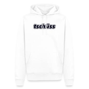 tschüss - Männer Premium Bio Hoodie - Weiß - Vorne - Nico (187cm)