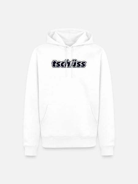 tschüss - Männer Premium Bio Hoodie - Weiß