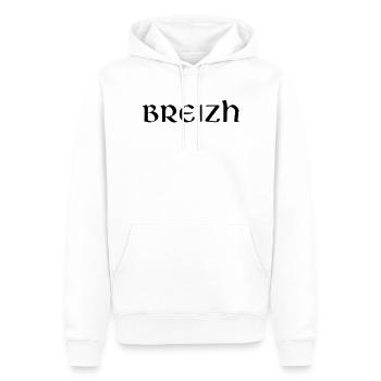 breizh - Männer Premium Bio Hoodie - Weiß - Vorne - Nico (187cm)