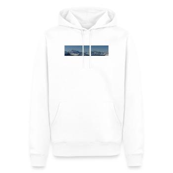 Matterhorn view - Männer Premium Bio Hoodie - Weiß - Vorne - Nico (187cm)