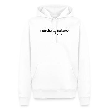 Nordique par nature - Sweat à capuche Premium bio Homme - blanc - Devant - Nico (187cm)