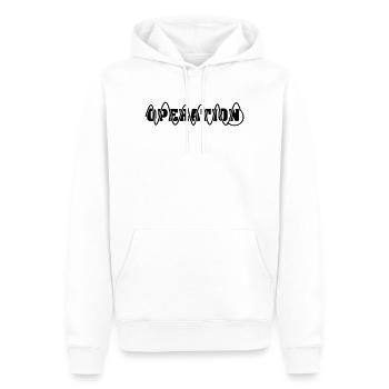 Operation, wenn die Wunde vernäht ist - Männer Premium Bio Hoodie - Weiß - Vorne - Nico (187cm)
