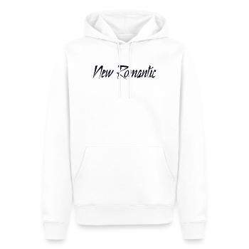 New Romantic - Männer Premium Bio Hoodie - Weiß - Vorne - Nico (187cm)