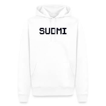 SUOMI Finland - Männer Premium Bio Hoodie - Weiß - Vorne - Nico (187cm)