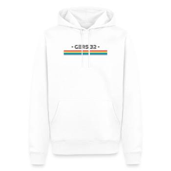 T-shirt Gers 32 Humour cadeau - Sweat à capuche Premium bio Homme - blanc - Devant - Nico (187cm)