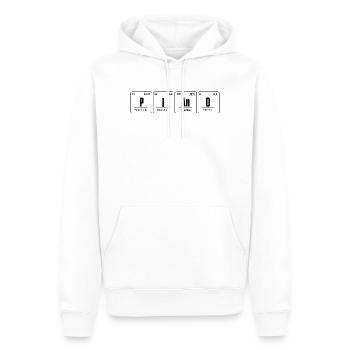 Klavier - PIAnO chemische Elemente Periodensystem - Männer Premium Bio Hoodie - Weiß - Vorne - Nico (187cm)