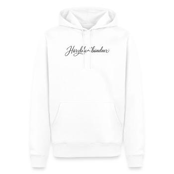Bündner - Männer Premium Bio Hoodie - Weiß - Vorne - Nico (187cm)