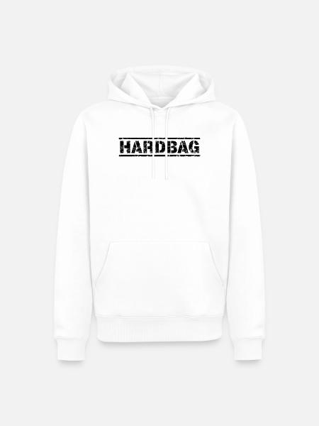 Hardbag - Männer Premium Bio Hoodie - Weiß