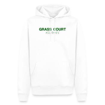 Tennis Shirt Grass Court Expert London Halle - Männer Premium Bio Hoodie - Weiß - Vorne - Nico (187cm)
