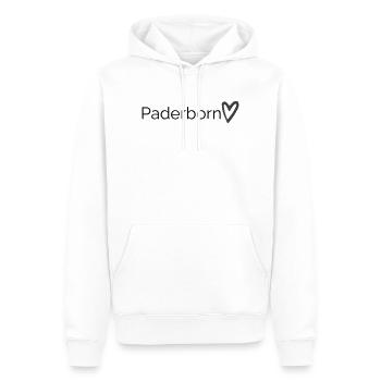 paderborn - Männer Premium Bio Hoodie - Weiß - Vorne - Nico (187cm)