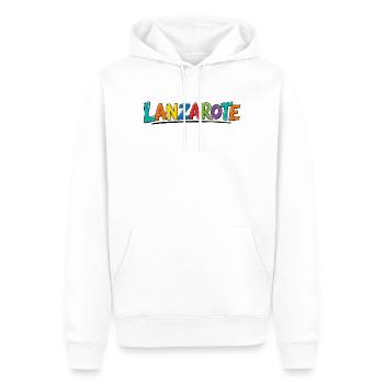 Lanzarote - Kanaren - Canary Islands - Spanien - Männer Premium Bio Hoodie - Weiß - Vorne - Nico (187cm)