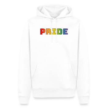 Regenbogen pride LGBT lgbtqi queer - Männer Premium Bio Hoodie - Weiß - Vorne - Nico (187cm)