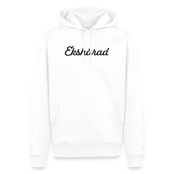 Ekshärad noir - Sweat à capuche Premium bio Homme - blanc - Devant - Nico (187cm)