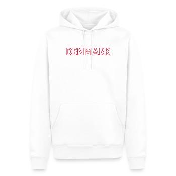 Von der nordischen Landschaft inspiriertes Design - Männer Premium Bio Hoodie - Weiß - Vorne - Nico (187cm)