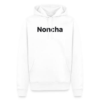 Noncha - Sweat à capuche Premium bio Homme - blanc - Devant - Nico (187cm)