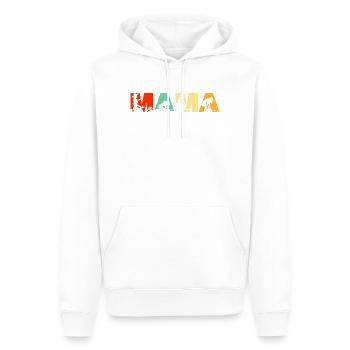 Jardinier Mama Retro Sunset Horticulture Art - Sweat à capuche Premium bio Homme - blanc - Devant - Nico (187cm)