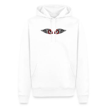 tribal eyes - Men’s Premium Organic Hoodie - white - Front - Nico (187cm)