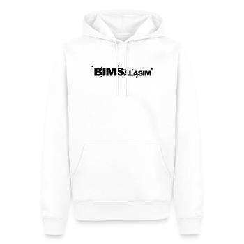 BIMS ALASIM - Männer Premium Bio Hoodie - Weiß - Vorne - Nico (187cm)