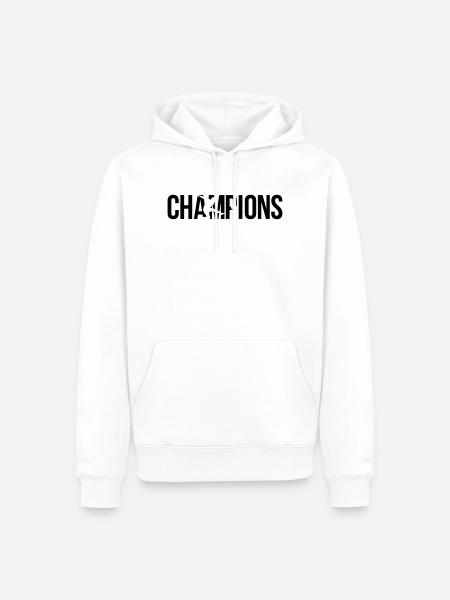 champions - Sweat à capuche Premium bio Homme - blanc