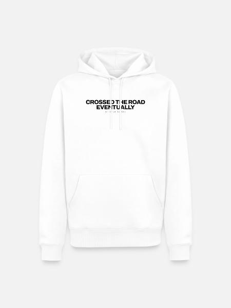 Schildkroete - Crossed The Road Eventually - Repti - Männer Premium Bio Hoodie - Weiß