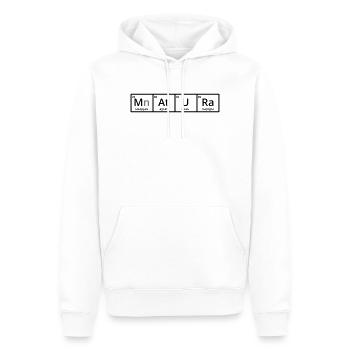 Matura - Periodic Table - Men’s Premium Organic Hoodie - white - Front - Nico (187cm)