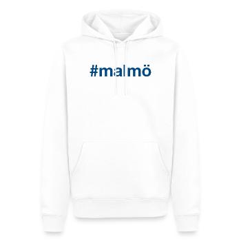 MALMO Schweden Sweden Hashtag - Männer Premium Bio Hoodie - Weiß - Vorne - Nico (187cm)
