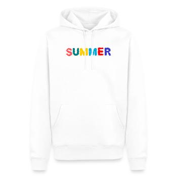 GELIEBTE. MEISTER. LEHRER. SCHULE - Männer Premium Bio Hoodie - Weiß - Vorne - Nico (187cm)