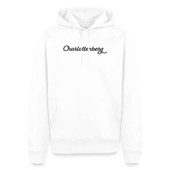 Charlottenberg noir - Sweat à capuche Premium bio Homme - blanc - Devant - Nico (187cm)