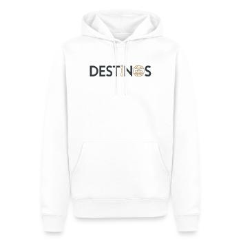 Illustration d'une carte alimentaire inspirée de la Terre - Sweat à capuche Premium bio Homme - blanc - Devant - Nico (187cm)