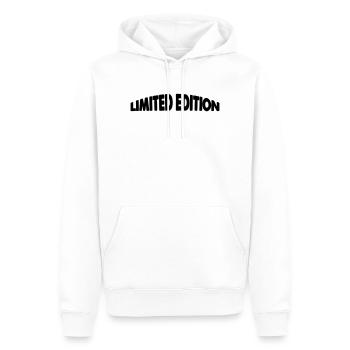 Limited edition - Men’s Premium Organic Hoodie - white - Front - Nico (187cm)