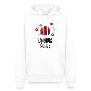 Ladybug Squad Insect Lover Entomologist Gift Red - Men’s Premium Organic Hoodie - white - Front - Nico (187cm)
