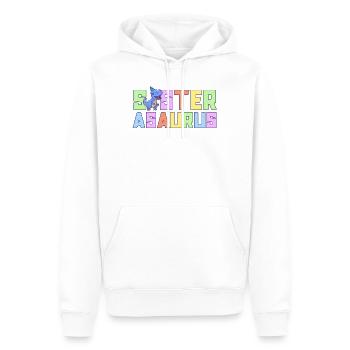 Sister Asaurus Dinosaur Birthday Party T-Rex - Men’s Premium Organic Hoodie - white - Front - Nico (187cm)