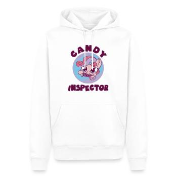 Einhorn Candy Inspector Lustige Halloween -Party - Männer Premium Bio Hoodie - Weiß - Vorne - Nico (187cm)