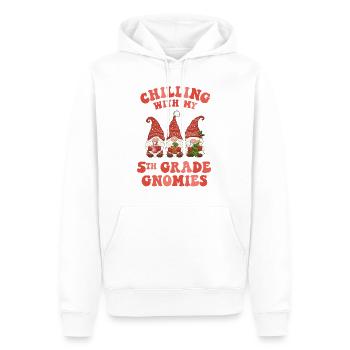 5. Klasse Lehrer Weihnachten chillen mit meinem - Männer Premium Bio Hoodie - Weiß - Vorne - Nico (187cm)