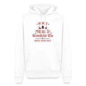 Mimi Oma Lebkuchenplätzchen Familie Weihnachten - Männer Premium Bio Hoodie - Weiß - Vorne - Nico (187cm)