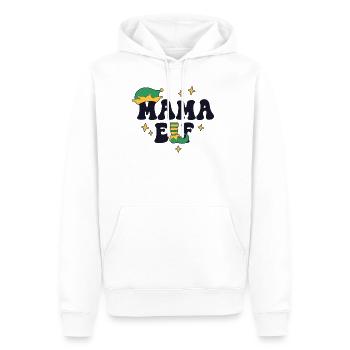 Mama Elf Passende Familie Weihnachtsgruppe Weihnachten Mama - Männer Premium Bio Hoodie - Weiß - Vorne - Nico (187cm)