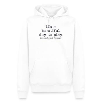 Motivierende Ergotherapie OT Schule - Männer Premium Bio Hoodie - Weiß - Vorne - Nico (187cm)