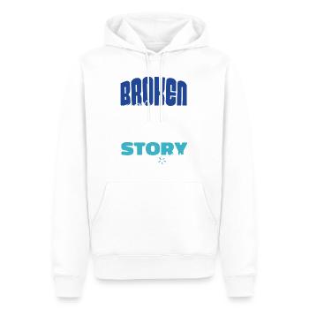 Broken Arm Story Funny Skateboarder - Men’s Premium Organic Hoodie - white - Front - Nico (187cm)