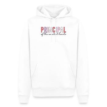 Valentinstag Prinzip der süßesten Herzen - Männer Premium Bio Hoodie - Weiß - Vorne - Nico (187cm)