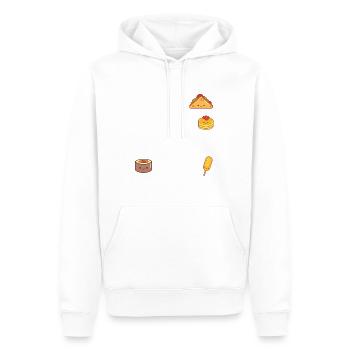 I'm Just here for the Kawaii Food Lustiges Anime - Männer Premium Bio Hoodie - Weiß - Vorne - Nico (187cm)