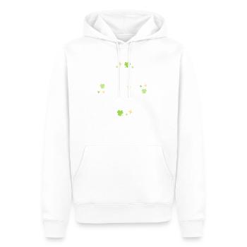 Retro Kiss Me I’m A Teacher St Patricks Day School - Sweat à capuche Premium bio Homme - blanc - Devant - Nico (187cm)