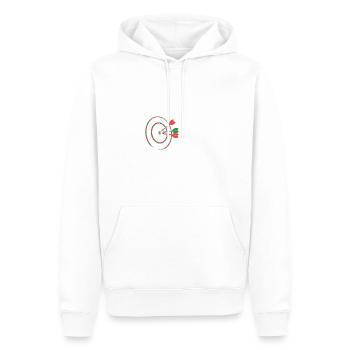 Friends don't let friends Darts Alone Dart player - Männer Premium Bio Hoodie - Weiß - Vorne - Nico (187cm)